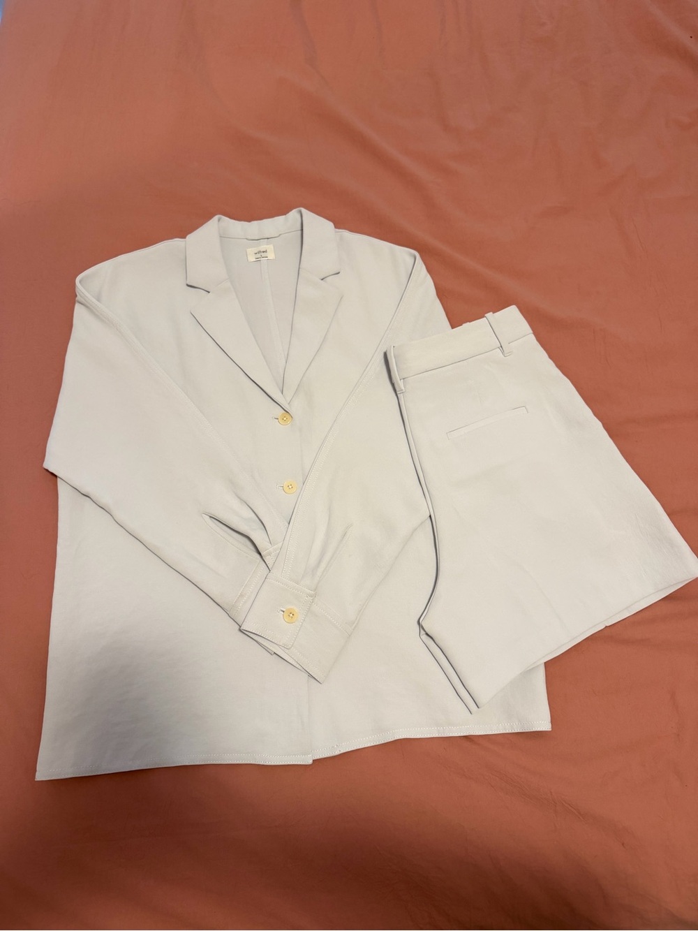 Wilfred Light Blue Blazer and Shorts Set